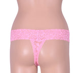 WOMEN SEXY THONGS PINK(Pack of 3)