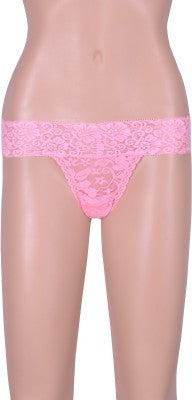 WOMEN SEXY THONGS PINK(Pack of 1)