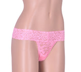 WOMEN SEXY THONGS PINK(Pack of 3)