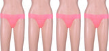 WOMEN SEXY THONGS PEACH(Pack of 4)
